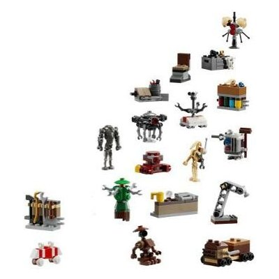 LEGO sáčky stavebnic z 75418 Adventní kalendář SW ( bez minifigurek ) – Hledejceny.cz