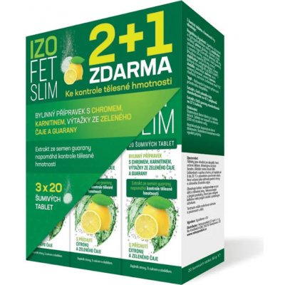 Naturprodukt Izofet Slim šum. 60 tablet 2+1