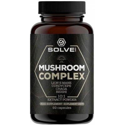 Solve Labs Mushroom Complex (4 houby) 60 kapslí – Hledejceny.cz