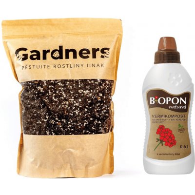 Gardners Set substrát 3 l + hnojivo pro balkónové rostliny – Hledejceny.cz
