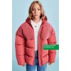 Dětská bunda United Colors of Benetton dětská bunda růžová