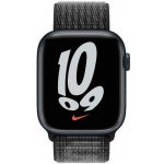 Apple Watch 41mm černo-sněhobílý provlékací sportovní řemínek Nike MPHW3ZM/A – Zboží Mobilmania