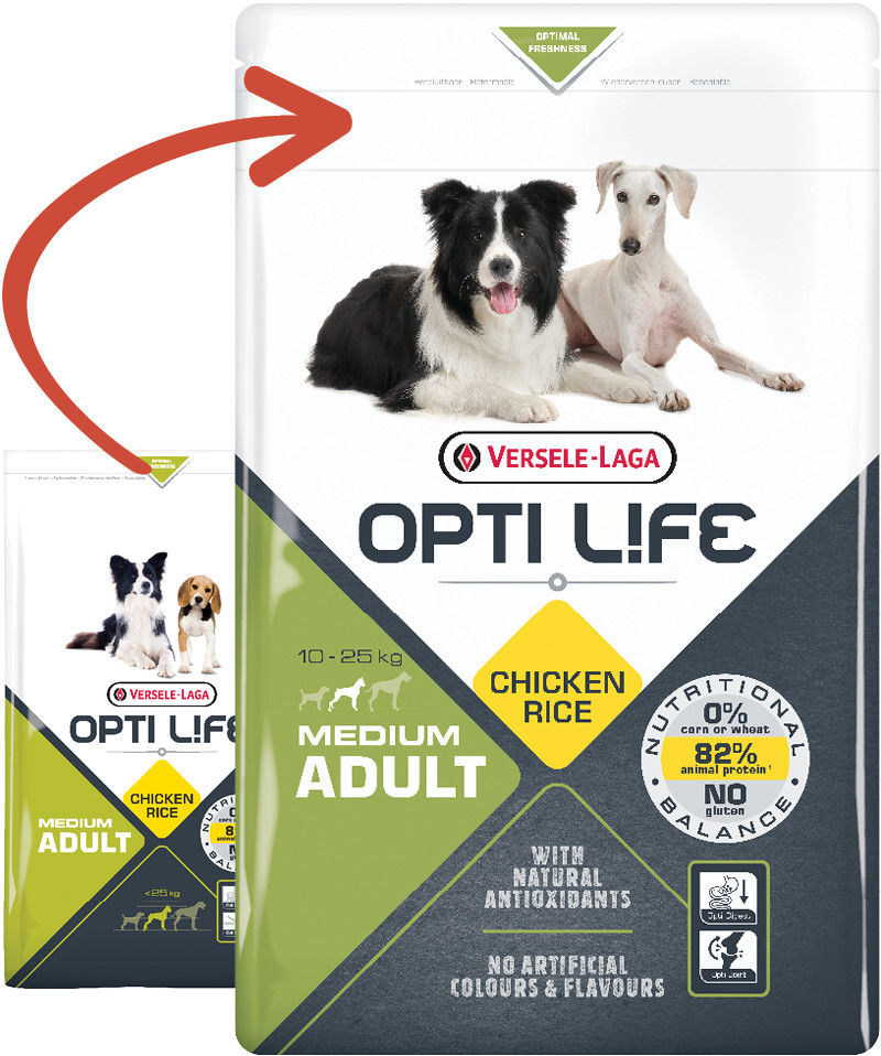 Versele Laga Opti Life Adult Medium 2,5 kg