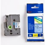 Brother TZE-531, černý tisk modrý podklad 8 m x 12 mm – Zboží Dáma