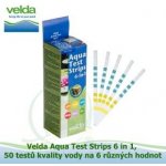 Velda Aqua Test Strips 6 in 1, 50 testů kvality vody na 6 různých hodnot – Zboží Mobilmania