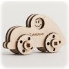 CuteWood Dřevěné 3D puzzle Auto