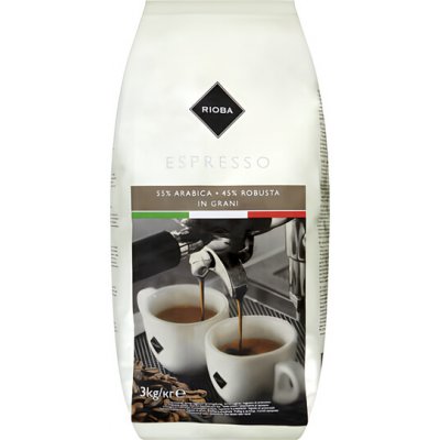 Rioba Silver 55% Arabica zrnková 3 kg – Hledejceny.cz