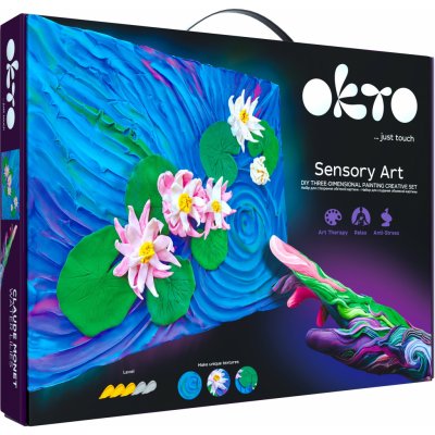 OKTO SENSOTY ART výtvarná sada ”Lekníny” 30x40 cm – Hledejceny.cz