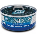 N&D Ocean Cat Tuna Cod Shrimp & Pumpkin 70 g – Hledejceny.cz