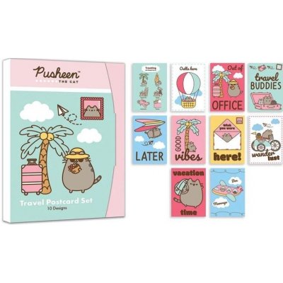 Pusheen set pohlednic – Zboží Mobilmania