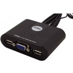 Aten CS-22U Datový přepínač 2-port KVM USB mini, 1m kabely, DO – Sleviste.cz