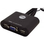 Aten CS-22U Datový přepínač 2-port KVM USB mini, 1m kabely, DO – Zbozi.Blesk.cz