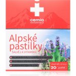 Cemio Alpské pastilky Šalvěj a vitamin C past.20 – Hledejceny.cz