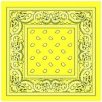 Šátek Woodrow Bandana žlutá světlá – Zboží Dáma