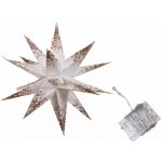 Harasim LED hvězda červená 18 cm – Hledejceny.cz