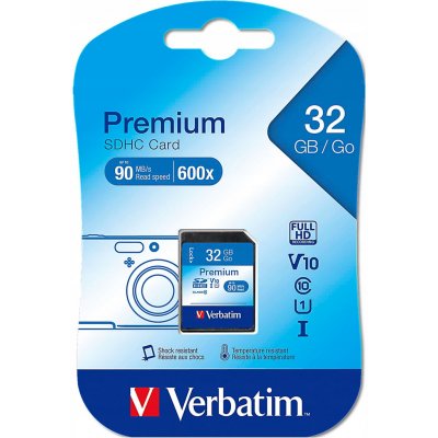 Verbatim SDHC 32 GB Class 10 43963 – Zboží Živě
