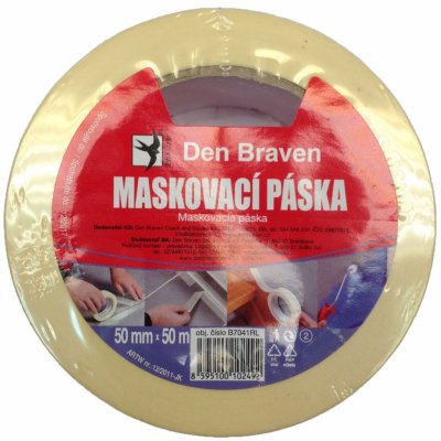 Den Braven Maskovací páska 50 mm x 50 m – Zbozi.Blesk.cz
