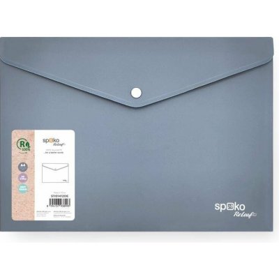 Spoko ReLeaf obálka s drukem A4 SoftTouch - šedá – Zboží Živě