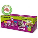 Whiskas Výběrové menu hovězí kuře losos tuňák v želé 40 x 85 g – Sleviste.cz