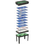 Deminas Multifunkční herní stůl 15 v 1 - černý – Zbozi.Blesk.cz