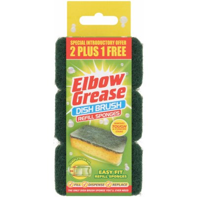 Elbow Grease náhradní houbičky na držák 3 ks – Hledejceny.cz