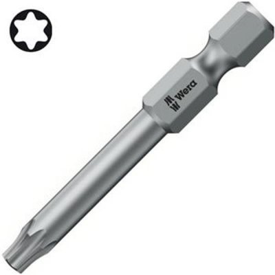 Bit TX10/50mm pr. 4,0mm, TORX up. šestihran 1/4 pro držák F6,3, 867/4 Z, WERA, 060132 – Sleviste.cz