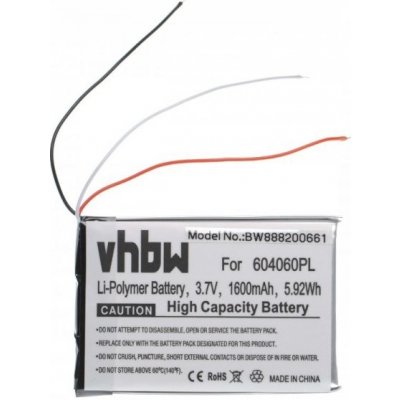 VHBW Baterie pro Becker Ready 70 / Professional 70 / Transit 70, 1600 mAh - neoriginální