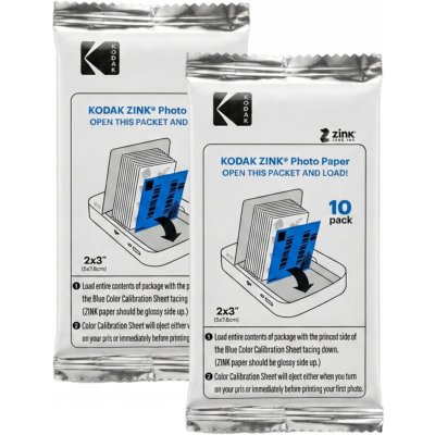 Kodak Zink - fotografický papír 2x3 20 pack – Sleviste.cz