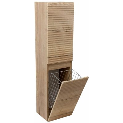 Naturel Vysoká skříňka Savona s košem na prádlo dub halifax mat SAVONAV36DHK – Zbozi.Blesk.cz