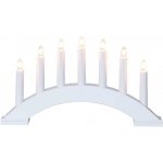 Eglo 410449 Vánoční svícen BEA 7xE10 3W 230V bílá EG410449 – Hledejceny.cz