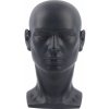 Krejčovská panna 2020allforyou Mužský model hlavy Paruka Dekorace hlavy Manekýn hlavy Klobouky brýle (černá)