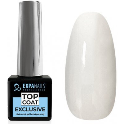 Expa-nails expanails bezvýpotkový uv led gel top coat exclusive 5 ml – Zboží Mobilmania