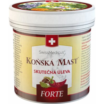 Swissmedicus Koňská mast Forte hřejivá 250 ml