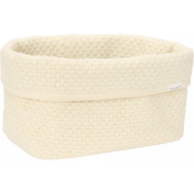 Little Dutch Košík pletený malý Pure Soft White – Zboží Dáma