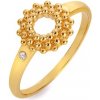 Prsteny Hot Diamonds pozlacený prsten s diamantem Jac Jossa Soul DR279