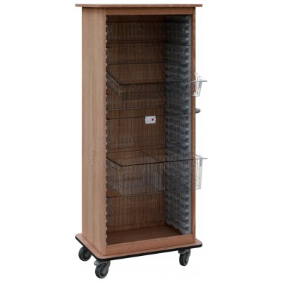 DEXTER 26 TRANSPARENT vozík boxový, otevřený, 1780x750x520 mm, dub bardolino – Hledejceny.cz