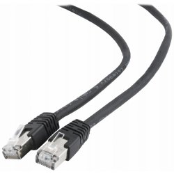 Gembird PP6-1M/BK Patch RJ45, cat. 6, FTP, 1m