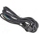 satiplugs Flexošňůra 3m 863077-1-1/3 3x0,75 H05VV-F černá úhlová 32232B3753N – Zboží Živě