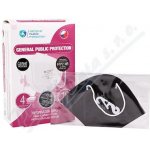 General Public barevné respirátory GPP2 FFP2 NR CE ČERNÉ 10 ks – Zbozi.Blesk.cz