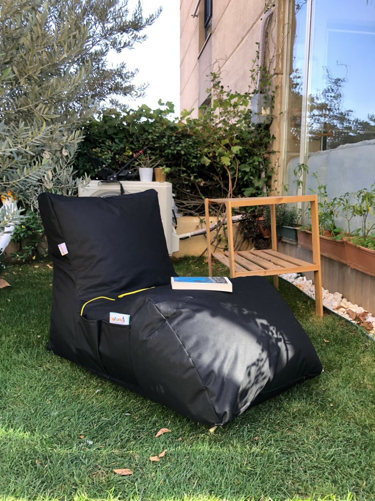 Asir sedací vak daybed černý