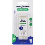 Destpharm zubní párátka s mezizubním kartáčkem 60 ks – Zboží Dáma