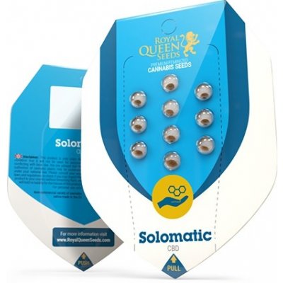 Royal Queen Seeds Solomatic CBD semena neobsahují THC 3 ks – Zboží Dáma