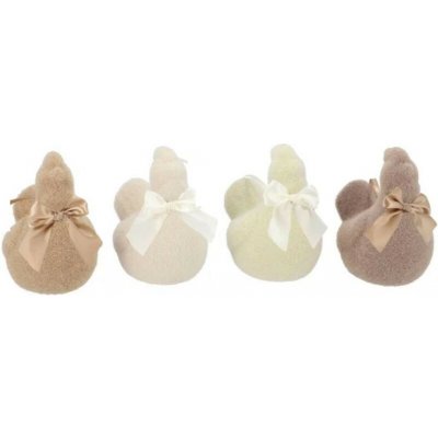 daan kromhout Set 4ks přírodní velikonoční slepička Chicken Easter Flock - 11*7*11 cm – Hledejceny.cz
