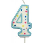 PME Dortová svíčka číslo modré 4 – Sleviste.cz
