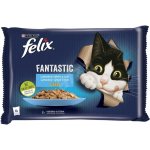 Felix Fantastic s lososem a platýsem v želé 4 x 85 g – Hledejceny.cz