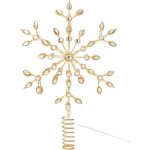 Markslöjd 706556 - LED Vánoční hvězda na stromeček GLINA LED/2,16W/2xAA zlatá 706556 – Hledejceny.cz
