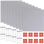 Petrashop 16 ks 20,5 cm Stříbrná 3051482 – Hledejceny.cz