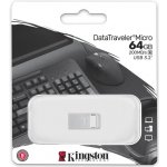 KINGSTON DataTraveler Micro 64GB DTMC3G2/64GB – Zboží Živě