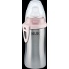 Dětská láhev a učící hrnek Nuk Active Cup z vysoce kvalitní nerezové oceli růžový 215 ml
