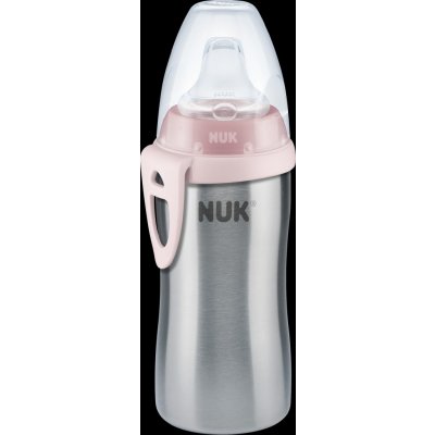 Nuk Active Cup z vysoce kvalitní nerezové oceli růžový 215 ml – Hledejceny.cz